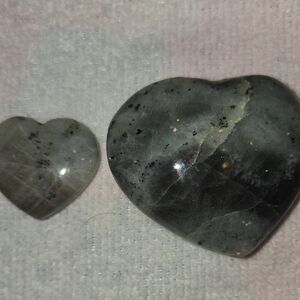Moss Agate Heart-Shaped Stone